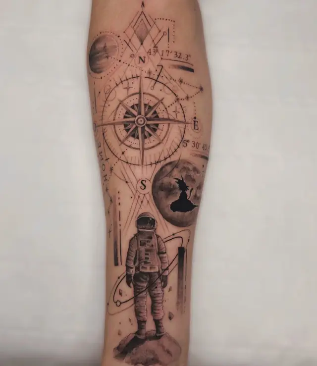 Astronaute & géométrie