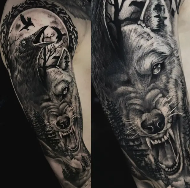 Loup & corbeau