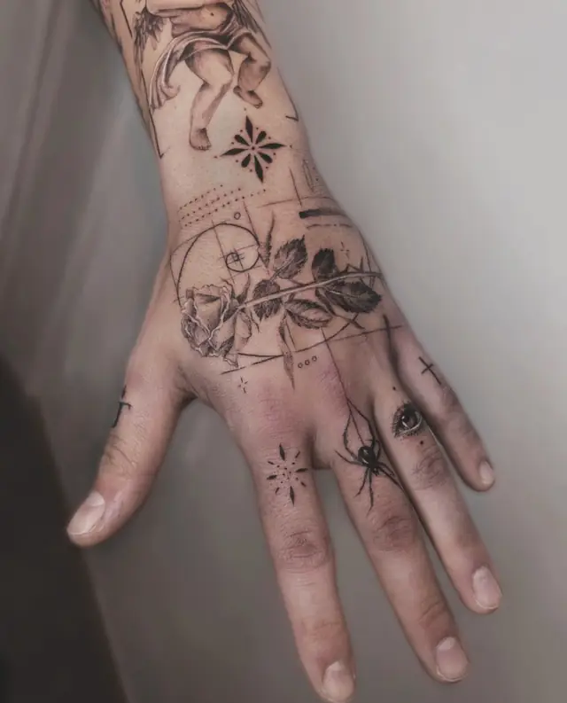 Rose & géométrie