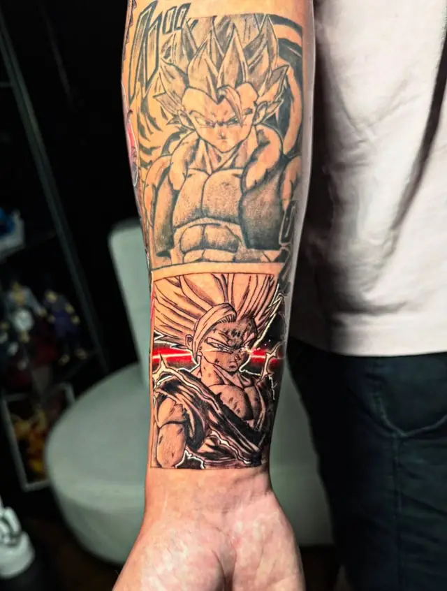 Gogeta · Gohan SSJ2 — panels