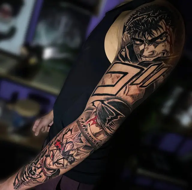 Guts · Zoro · Asta